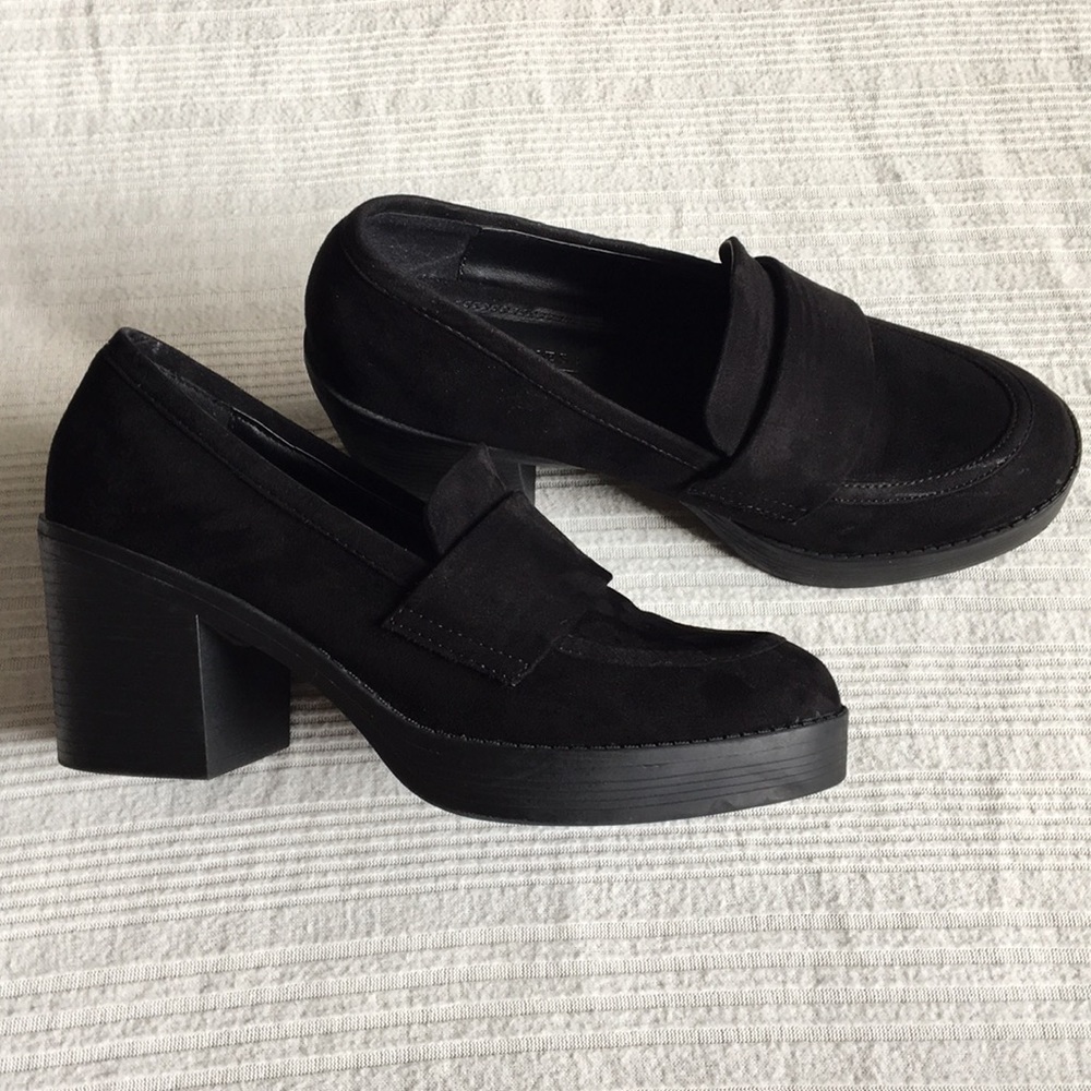 ASOS block heel loafer